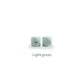 Perles octogonales en silicone vert clair 14mm pour attaches-tétines DIY bébé - 14mm / Vert clair