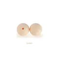 15mm cream silicone beads for DIY teething jewelry and pacifier clip accessories - Beige