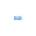 Perles en silicone octogonales bleu clair 14mm pour attaches-tétines DIY bébé - 14mm / Bleu clair