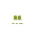 Perles en silicone octogonales vert avocat de 14mm pour colliers de dentition DIY - 14mm / Vert Avocat