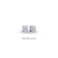 Perles en silicone facettées gris marbre 14mm pour attaches-tétines DIY de dentition - 14mm / Gris Marbré