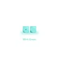 Perles de dentition octogonales en silicone vert menthe 14mm pour attaches-tétines - 14mm / Vert menthe