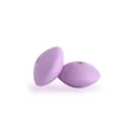 Lavender silicone abacus beads for DIY baby pacifier clips and teething jewelry - Purple