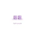 Perles octogonales en silicone violet clair 14mm pour colliers de dentition DIY bébé - 14mm / Mauve Clair