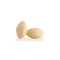 Beige silicone abacus beads for DIY baby teething pacifier clips and necklaces - Light Yellow
