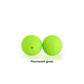 Cuentas de silicona verde fluorescente 12 mm para chupeteros y joyas de dentición - Cuentas redondas / Verde Fluorescente