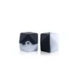 Cuentas octogonales de silicona en blanco y negro de 14mm para chupeteros DIY - Blanco y negro mezclado