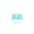 17mm mint green octagonal silicone bead for baby teething necklaces and DIY jewelry - 1.7cm / Mint Green