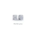 17mm marble grey octagonal silicone bead for baby teether DIY necklaces and jewelry - 1.7cm / Marble Gray
