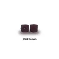 Dark brown 17mm octagonal silicone teething bead for DIY baby pacifier chains - 1.7cm / Dark Coffee