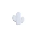 Massaggiagengive a forma di cactus bianco in silicone testurizzato per catenelle fai da te - Bianco