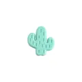 Perla da dentizione in silicone a cactus verde menta per catenelle e gioielli fai da te - verde chiaro