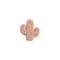 Accessorio massaggiagengive a forma di cactus in silicone rosa pesca per fai-da-te - Rosa Acceso