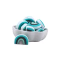 Perline in silicone a forma di arcobaleno per catenelle portaciuccio fai-da-te - Grigio