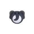 Cartoon dark grey silicone elephant bead for DIY baby teether and pacifier chain - Gray