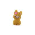 Accessorio catenella ciuccio fai-da-te con simpatica perla in silicone alpaca gialla - Giallo zenzero