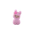 DIY baby pacifier clip accessory with a cute pink cartoon sheep silicone bead - Light Pink
