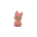 Pink cartoon sheep silicone bead for DIY baby pacifier clips and teething bracelets - Rose Pink