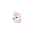White silicone unicorn beads for DIY baby pacifier clips and teething accessories - Unicorn / Pink