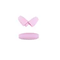 Pink plastic breakaway safety clasps for DIY jewelry and baby nursing necklaces - Pink