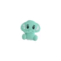 Mint green silicone elephant bead for DIY baby teething pacifier clips and crafts - Green Elephant