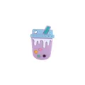 Perle en silicone en forme de tasse de thé aux perles pour attache-tétine DIY bébé - Tasse de Thé au Lait / Violet