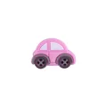 Accessoire de chaussure voiture rose pour sabots en PVC souple de haute qualité - Voiture / Rose