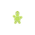 Cute green silicone turtle charm for DIY baby pacifier chains and shoe decoration - Yellow Turtle
