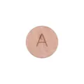 15mm round beech wood bead with engraved letter A for DIY baby pacifier chains - Letter A