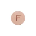15mm round beech wood bead with engraved letter F for DIY baby pacifier clip clips - Letter F