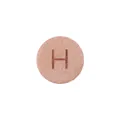 15mm round beech wood bead with engraved letter H for DIY pacifier clip and bracelet - Letter H