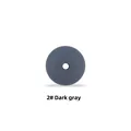 Cuenta de silicona de 15mm gris oscuro para collares de dentición y chupetes - Gris oscuro