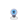 Blauwe Evil Eye speenclip met zilveren glitters en stevige metalen sluiting - Evil Eye Vorm
