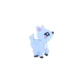Light blue silicone baby deer teether bead for creative DIY pacifier chain accessories - Light Blue