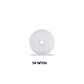Cuenta de silicona blanca de 15mm para chupeteros y collares de dentición DIY - Blanco