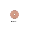 Cuenta de silicona de 15mm color melocotón 7# para collares de dentición DIY - Rosa Fuerte