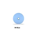 Cuenta ábaco de silicona azul claro de 15mm para mordedores y collares de bricolaje - Azul