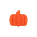DIY silicone pacifier clip bead in bright orange pumpkin design for Halloween theme - Orange Christmas Pumpkin