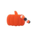 Braccialetto per dentizione a zucca in silicone arancione con perline per neonati - Massaggiagengive Zucca Arancione