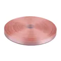 Ruban de satin rose sur bobine pour attaches-sucettes DIY et emballages cadeaux - Rose Bonbon