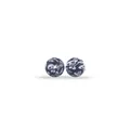 Cuentas de silicona azul oscuro de 12mm con calaveras blancas para joyas DIY - Calavera Azul / 12mm