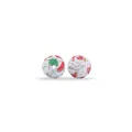 Cuentas de silicona navideñas con motivos de Papá Noel para manualidades de joyería - Árbol de Navidad / 15mm