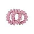 Pink spiral baby teething bracelet made of matte silicone in a two-piece set - Pink