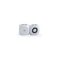 Perlina in silicone bianco 12mm con lettera O per catenelle portaciuccio fai da te - Lettera O