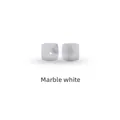 14mm marble white silicone cube beads for baby teething DIY accessories - Marble White