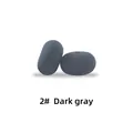 Dark gray 15mm silicone abacus spacer beads for DIY baby teething necklaces - 2# Dark Gray
