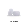 15mm weiße Silikon-Abakusperle für DIY-Baby-Beißring und Schnullerketten-Zubehör - 5# Weiß