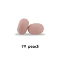 Pfirsichrosa 15mm Silikon Abakus Perle für DIY Baby Beißketten und Schnullerketten Zubehör - 7# Pfirsich