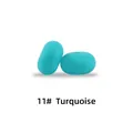 15mm Silikon-Abakusperlen in Türkis für Beißringe und DIY-Schnullerketten für Babys - 11# Türkis