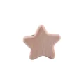 Star-shaped beech wood bead for DIY baby pacifier clips and teething toy accessories - Star